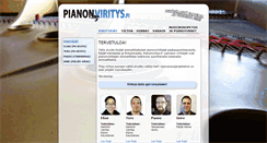 Desktop Screenshot of pianonviritys.fi